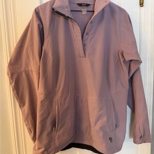 Women's  Mountain Hardwear XL Fleece Softshell Pullover Jacket